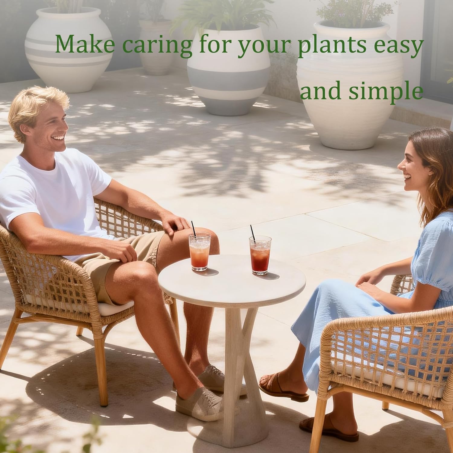 Adjustable Height Plant Risers for Pots Indoor & Outdoor 2 PCS , 12-21" Height, 6/8/10" Base - Iron Rise Plant Fillers Risers for Tall, Square, Round, Tapered Planters